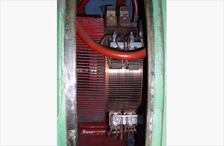 Commutator of a DC motor